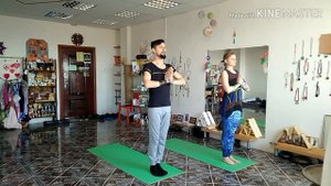 Сурья намаскар. 12 кругов. Ежедневная утренняя практика - приветствие Солнца