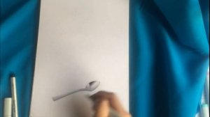 Как нарисовать металлическую ложку?