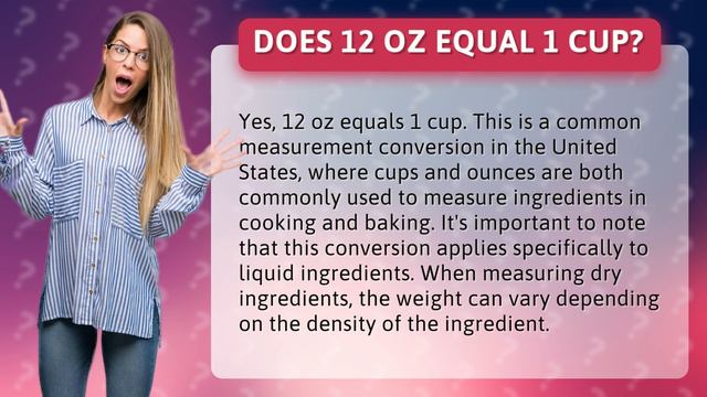 Does 12 oz equal 1 cup? смотреть онлайн