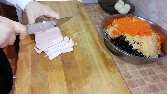 ПОДАРОК БЫКУ- НОВЫЙ ПРАЗДНИЧНЫЙ САЛАТ "КОРРИДА",  МОЙ ЛИЧНЫЙ  БЫК (МУЖ) В ВОСТОРГЕ! ППЧАСТЬ №150 !!