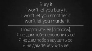 Muse - Time is running out. Двойные субтитры Eng+Rus.
