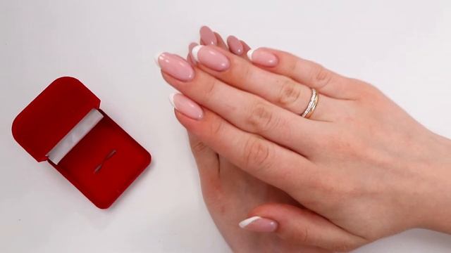 Золотое обручальное кольцо Красносельский ювелир с фианитом РК3040 смотреть онлайн