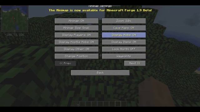 МИНИ КАРТА ДЛЯ MINECRAFT 1.9 | Обзор модов для Minecraft 1.9