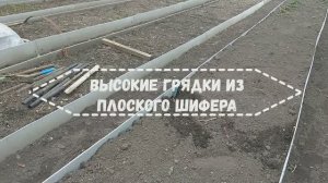 Вечные грядки из шифера своими руками.
