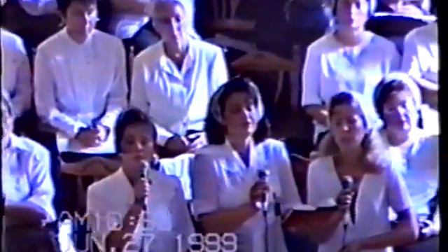 Тріо "Поглянь на Ісуса". Богослужіння в Центральній Баптиській церкві м.Львова (Зелена, 11-Б). 1999