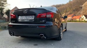 Lexus IS-F 2009 quick exterior look in 4K | V8 exhaust sound!