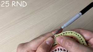 Часть 2. Разноцветная салфетка ВЕСЕННЯЯ. Вяжем вместе крючком .[ENG TITLES]