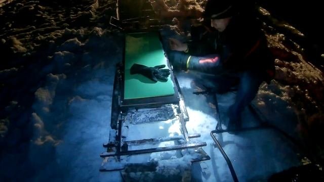 Супер сани для мотособаки. Впервые прокатился на собакене.