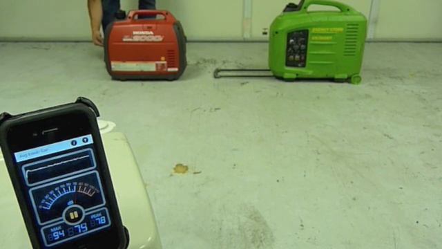 Honda EU2000i vs Lifan ESi2600IER sound comparison
