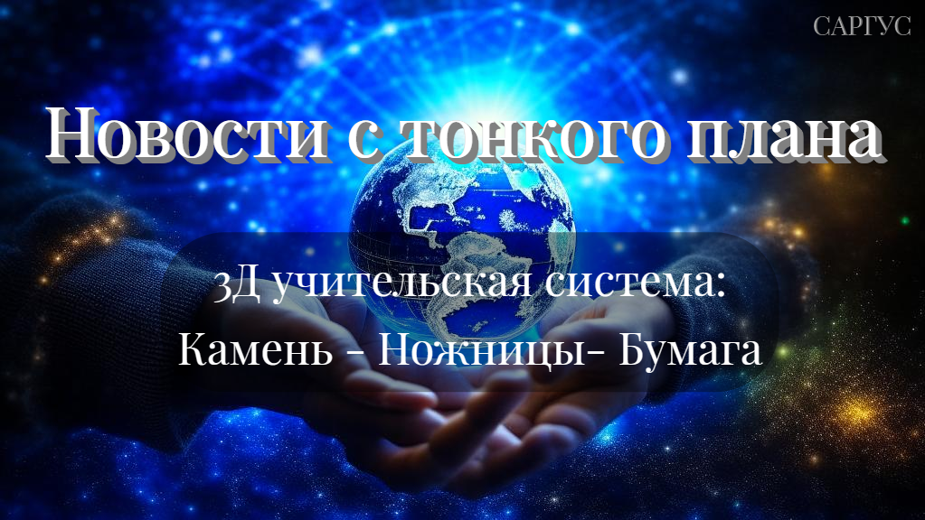 #147 Новости с тонкого плана. 3Д учительская система: Камень - Ножницы- Бумага. Беседы с Виктором.