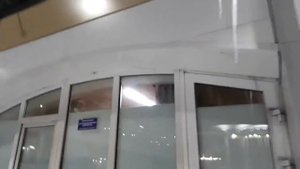 Бурятия,Улан Удэ,ночной ЖД вокзал,забрал лампу,обзор кольцевой лампы.