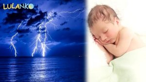 Thunder and rain white noise make baby sleep