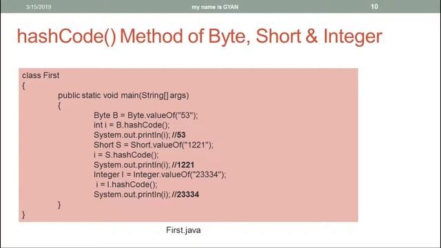 Wrapper Classes in Java | #7 | hashCode() Method of Wrapper Classes in Java
