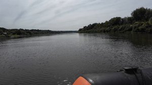 Река Ока в районе Спасск-Рязанский.