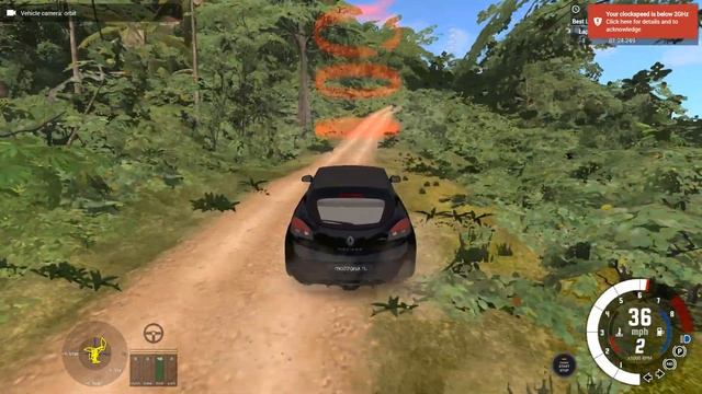 BeamNG.drive 0.15.0.5.7940 (Time Trials) (Renault Megane RS) смотреть онлайн