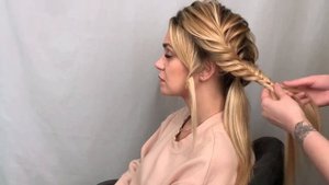 Курс по плетению кос | коса рыбий хвост | прическа из двух кос | Fishtailbraid