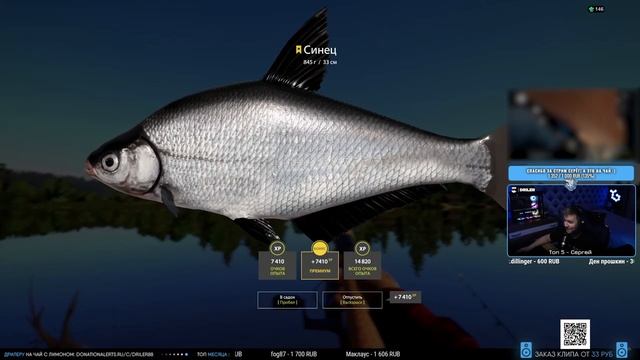 Трофейный Синец на реке Сура • Русская Рыбалка 4 смотреть онлайн