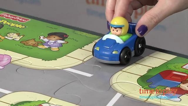 Fisher-Price Little People World of Wheelies Floor Puzzles from TCG смотреть онлайн