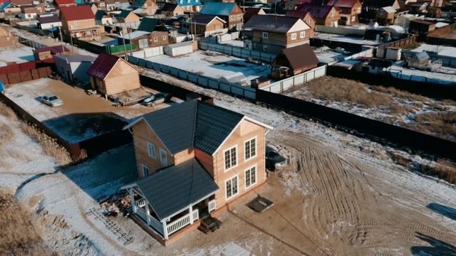 Дом из бруса на Сергеляхском поле