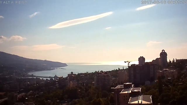 Камера - Ялта, Крым 2017-06-16. День за 5 минут смотреть онлайн