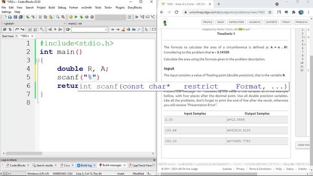 uri online judge problem 1002 solution | c programming in bangla