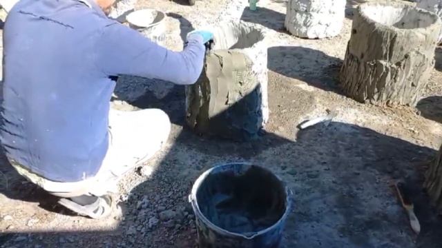 цветочники изготовление пеньков. светильников , Мастерская Христенко & Диденко смотреть онлайн