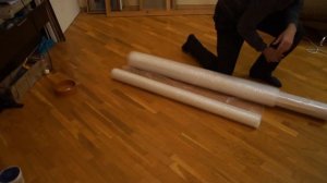 ПРАВИЛЬНАЯ упаковка картин в тубус, для отправки.