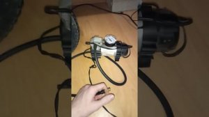 Автомобильный насос +блок питания от компьютера