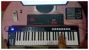 Worlde Blue whale Panda - Keyboard Midi Controller 49 keys