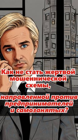 Как не стать жертвой мошеннической схемы, направленной против предпринимателей и самозанятых