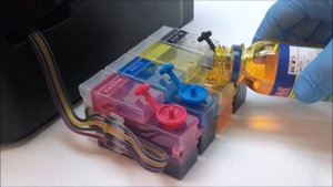 Дозаправка доноров СНПЧ с демпферами