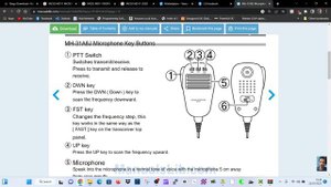 YAESU MH-31 ,FIST MICROPHONE TONE BUTTON FUNCTIONS & MORE