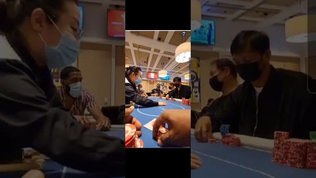 Did I bluff or did I flop a set? No Limit Texas Hold'em Poker Las Vegas Cash Game