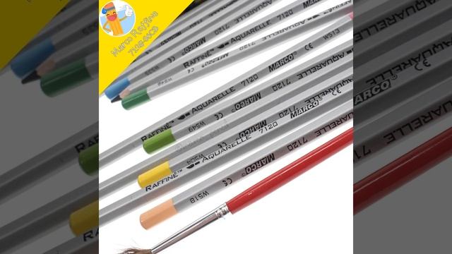 Акварельные карандаши для рисования 36 цветов Raffine Марко смотреть онлайн