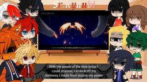 Mha React ao passado do Bakugou |Bakugou as Naruto|5/?