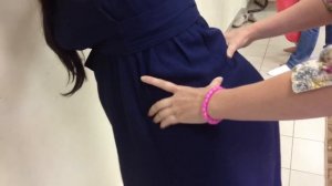 массаж при схватках, у стенки