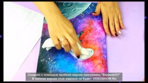 DIY космос тетрадь/космос органайзер