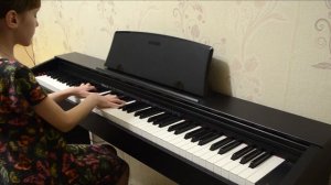 Гамма Ре Мажор + расходящаяся + аккорды + арпеджио + хроматическая + приёмы (2 класс, фортепиано)