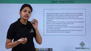 Java - Final Modifier