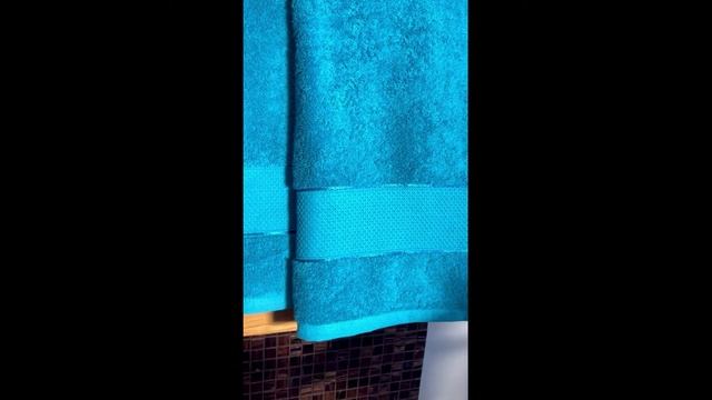 Набор махровых полотенец Ультрамарин 50х90 см (2 шт) и 70х140 см (2 шт), Турция, 100% хлопок смотреть онлайн