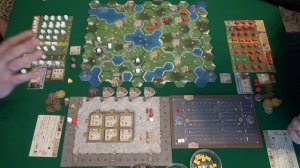 239 Кланы Каледонии   играем в настольную игру. Clans of Caledonia board game.