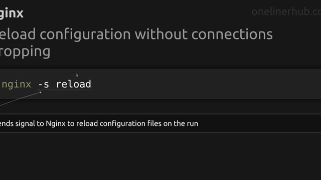 Reload configuration without connections dropping смотреть онлайн