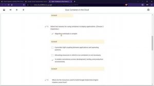 Quiz: Containers in the Cloud | Google Cloud Fundamentals: Core Infrastructure | GCCP |