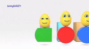 Яйца учат цвета детей. Eggs color. Learn color.