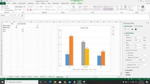 Excel - How to change vertical or Y axis values in chart