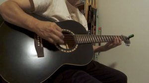 Art & Lutherie Cedar Black Acoustic Guitar Sound Check & Demo