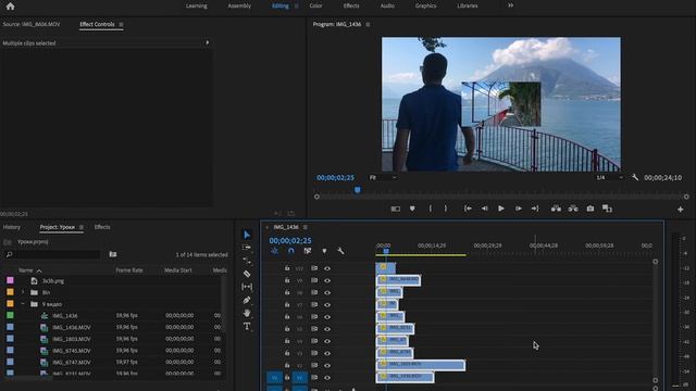 Как Сделать КОЛЛАЖ из 9 видео в Adobe Premiere Pro- (видеостена).webm смотреть онлайн