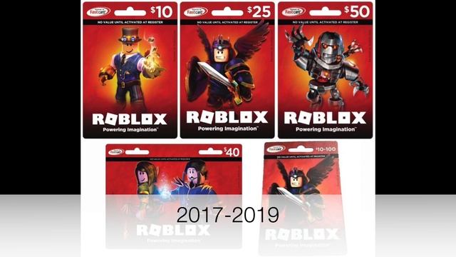 History Roblox Gift Cards (2010-Now) смотреть онлайн
