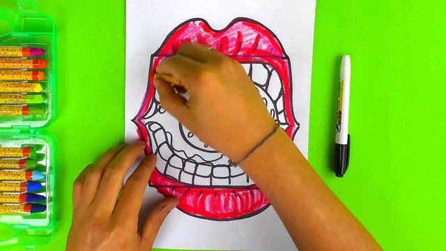 Как нарисовать Открытку - Сюрприз своими руками