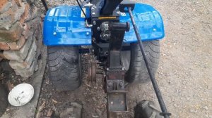 продолжаю делать активную фрезу для дизельного мотоблока из другого мотоблока:)